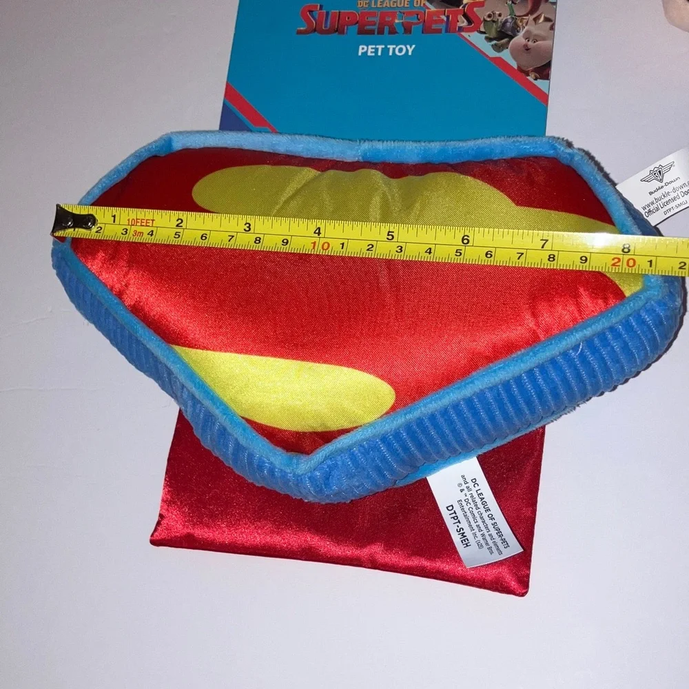 DC Superman Red and Blue Pet Toy Set Squeak‎ & Crinkle